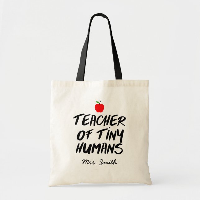 Funny Teacher Appreciation  Tote Bag (Front)