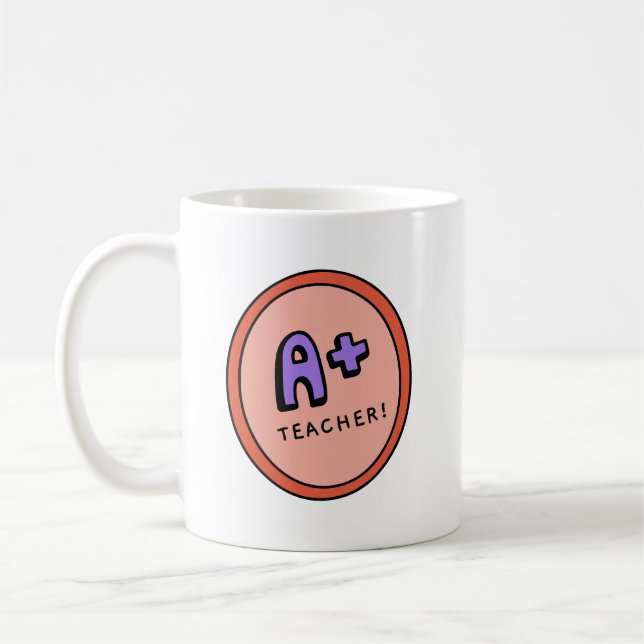 Funny Teacher Coffee Mug | teach love repeat  (Left)