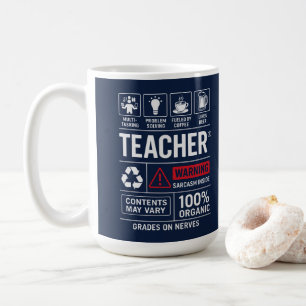 Funny Teacher Definition — Multi-Tasking Coffee Mug