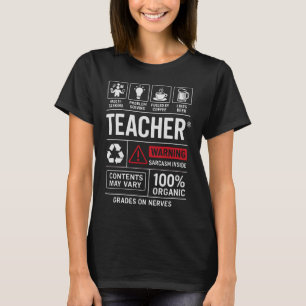 Funny Teacher Definition — Multi-Tasking T-Shirt