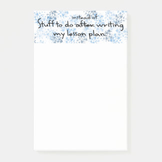 Funny Teacher Gift Post-it Notes