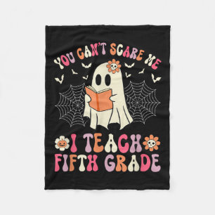 Funny Teacher Halloween 2025 Costumes Shirts For M Fleece Blanket