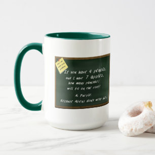 Funny Teacher - How I See Math Word Problems Mug