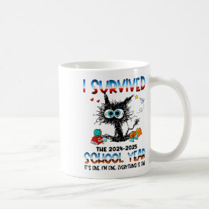 Funny Teacher I Survived Last Day Of The School Ye Coffee Mug