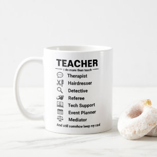 Funny Teacher Jobs Coffee Mug