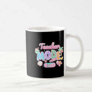 Funny teacher off duty ocean sea animal last day coffee mug