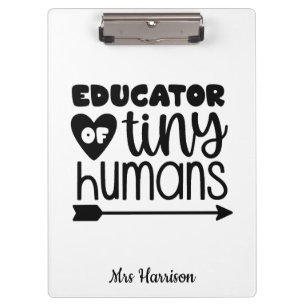 Funny Teacher personalised gift Notebook Clipboard