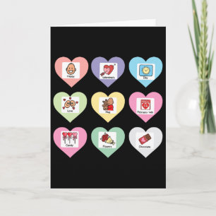 Funny Teacher Valentines Day Special Education Tea Card