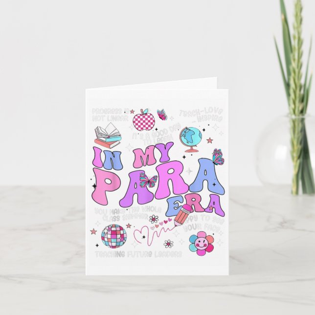 Funny Teacher Valentines Day Teach Heart Candy  Card (Front)