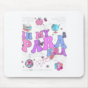 Funny Teacher Valentines Day Teach Heart Candy Mouse Pad