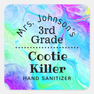 Funny Teacher's Classroom Hand Sanitizer Label