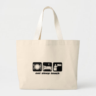 Funny teachers large tote bag