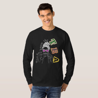 Funny Teachers Quote - Teachers Know The Tea T-Shirt