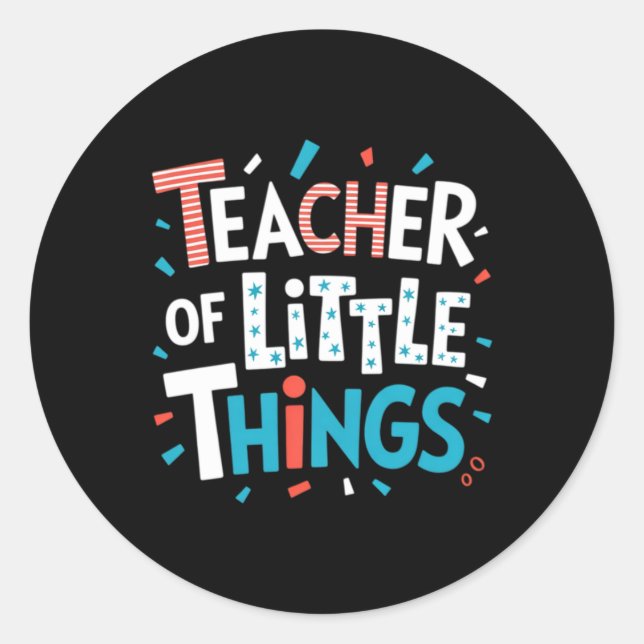 Funny Teaching Teacher Back To School Reading Classic Round Sticker (Front)