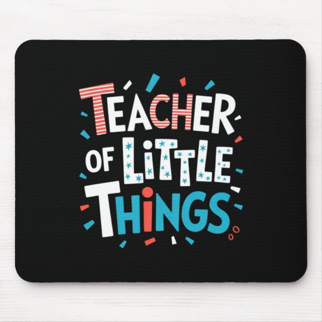Funny Teaching Teacher Back To School Reading Mouse Pad (Front)
