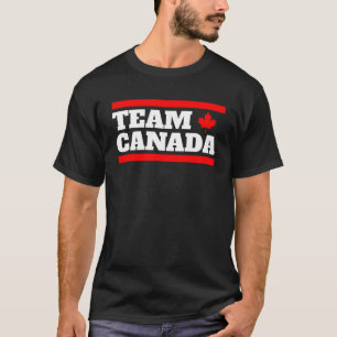 Funny Team Canada Squad Maple Leaf Canadian Flag C T-Shirt