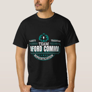 Funny Team Oxford Comma - Grammar Book Lovers  T-Shirt