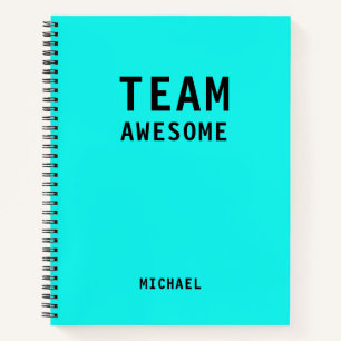 Funny Team Personalised Notes Office Meeting Notebook
