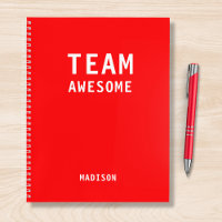Funny Team Personalised Notes Office Meeting