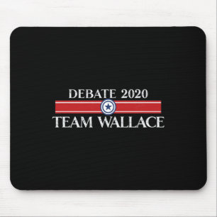 Funny Team Wallace Presidential Dete Trump Biden Mouse Pad