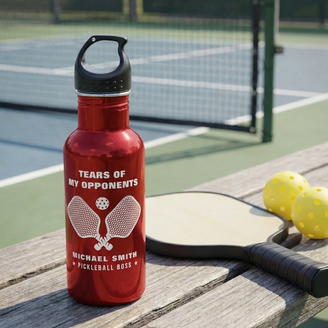 Funny Tears of My Pickleball Opponents 532 Ml Water Bottle (Creator Uploaded)