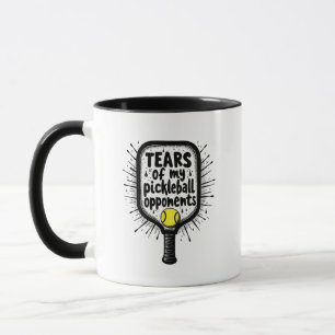 Funny Tears of my Pickleball Opponents Typography  Mug