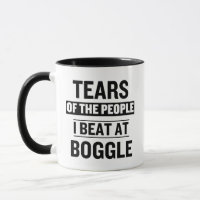 Funny Tears of the People I Beat at Boggle Game