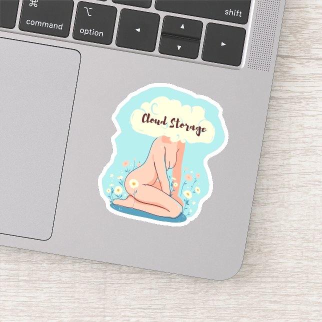 Funny Tech Humour Cloud Storage (Detail)