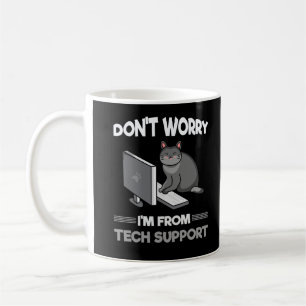Funny Technical support Cat Lover Computer Science Coffee Mug