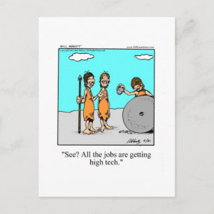 Funny Technology Humour Postcard