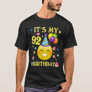 Funny Tee It s My 92nd Birthday Gift 92 Years Old 