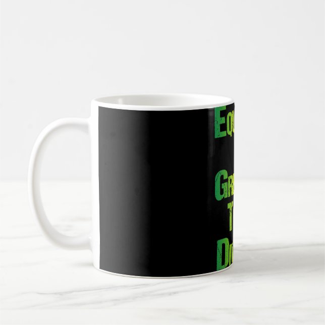 Funny Tee Juneteenth Equality Is Greater Than Divi Coffee Mug (Left)