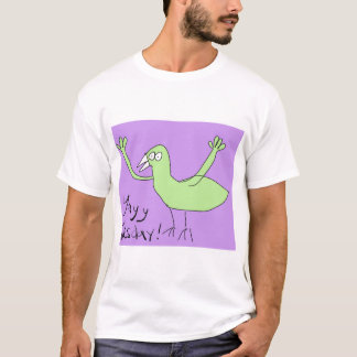 Funny Tee Shirt - Yaayy Tuesday! Violet