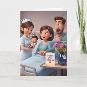 Funny Teenage Boy Birthday Card