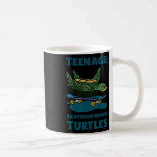 Funny Teenage Skateboarding Turtles Shirt – Shell Coffee Mug