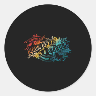 Funny Tennessee-ham Mary Anne &amp; Wandas Strawbe Classic Round Sticker