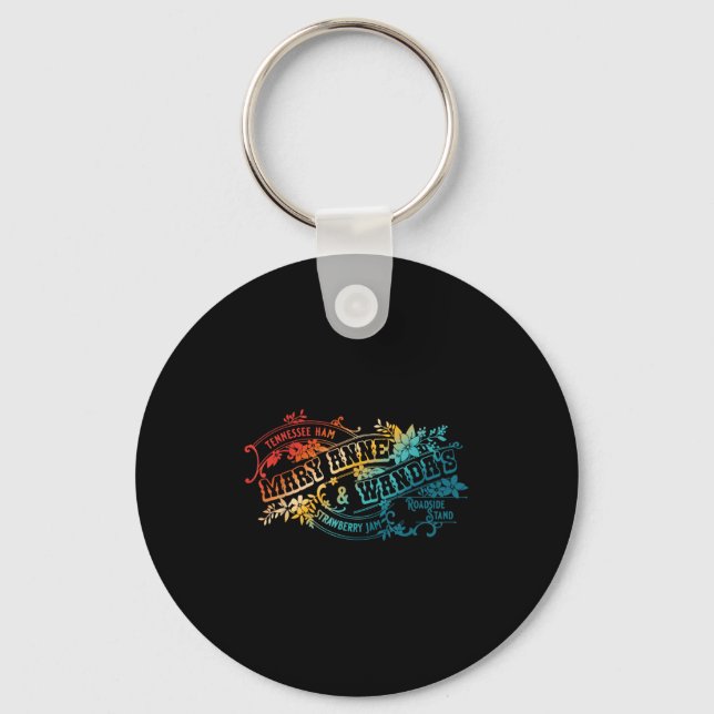 Funny Tennessee-ham Mary Anne &amp; Wandas Strawbe Key Ring (Front)