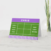 Funny Tennis Birthday