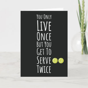 Funny Tennis Cards Sports Court Country Club