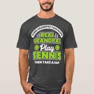 Funny Tennis Grandpa Grandfather Gift  T-Shirt
