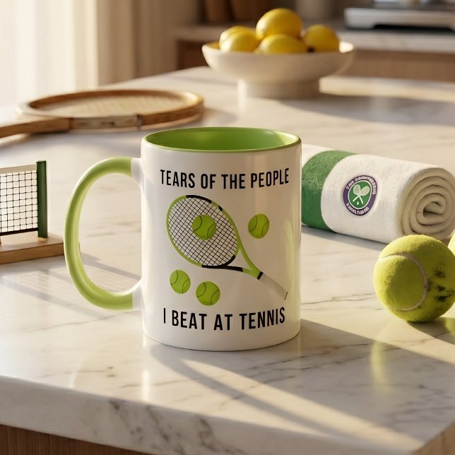 Funny Tennis Player Gift Mug (Creator Uploaded)
