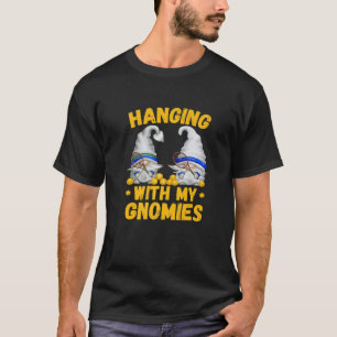 Funny Tennis Player Gnomes Quote - Hanging With My T-Shirt
