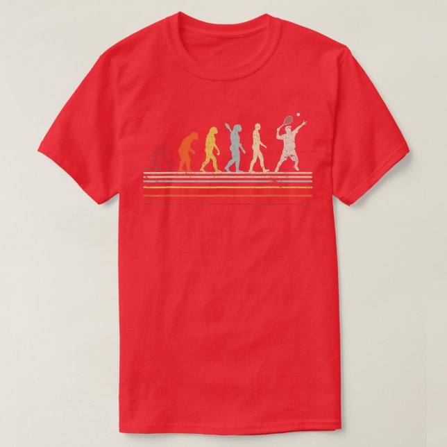 Funny Tennis Shirt Retro Style (Design Front)