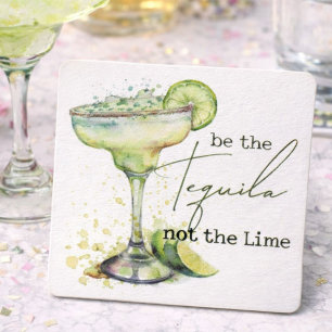 Funny Tequila Bachelorette Party Favour  Square Paper Coaster