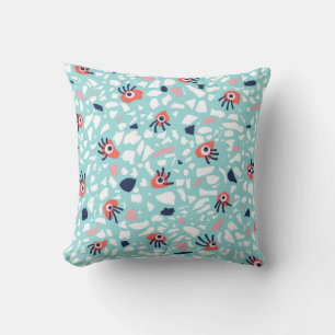 Funny Terrazzo Pattern Kids Cushion
