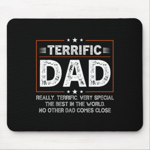 Funny Terrific Dad Donald Trump Happy Fathers Day Mouse Pad