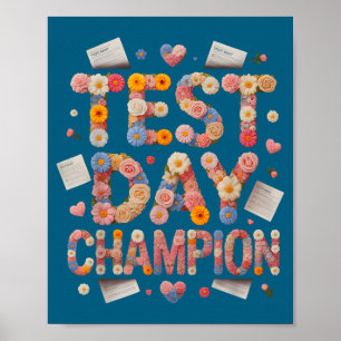 Funny test day champion mode on history scienceFun Poster