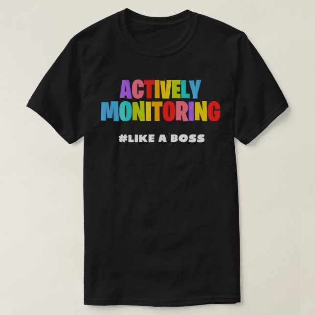 Funny Test Day Teacher life Testing Ideas School M T-Shirt (Design Front)