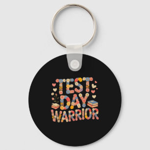 Funny test day warrior bruh science math countdown key ring