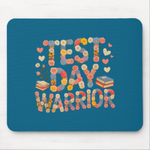 Funny test day warrior bruh science math countdown mouse pad